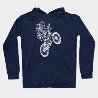 SEEMBO Spaceman Cycling Bicycle Bicycling Biking Riding Bike Hoodie